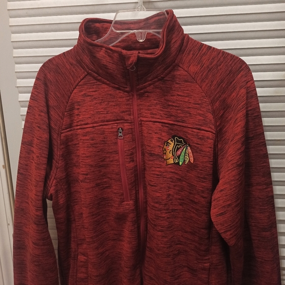 Chicago Blackhawks full zip up sweatshirt jacket - Picture 2 of 12